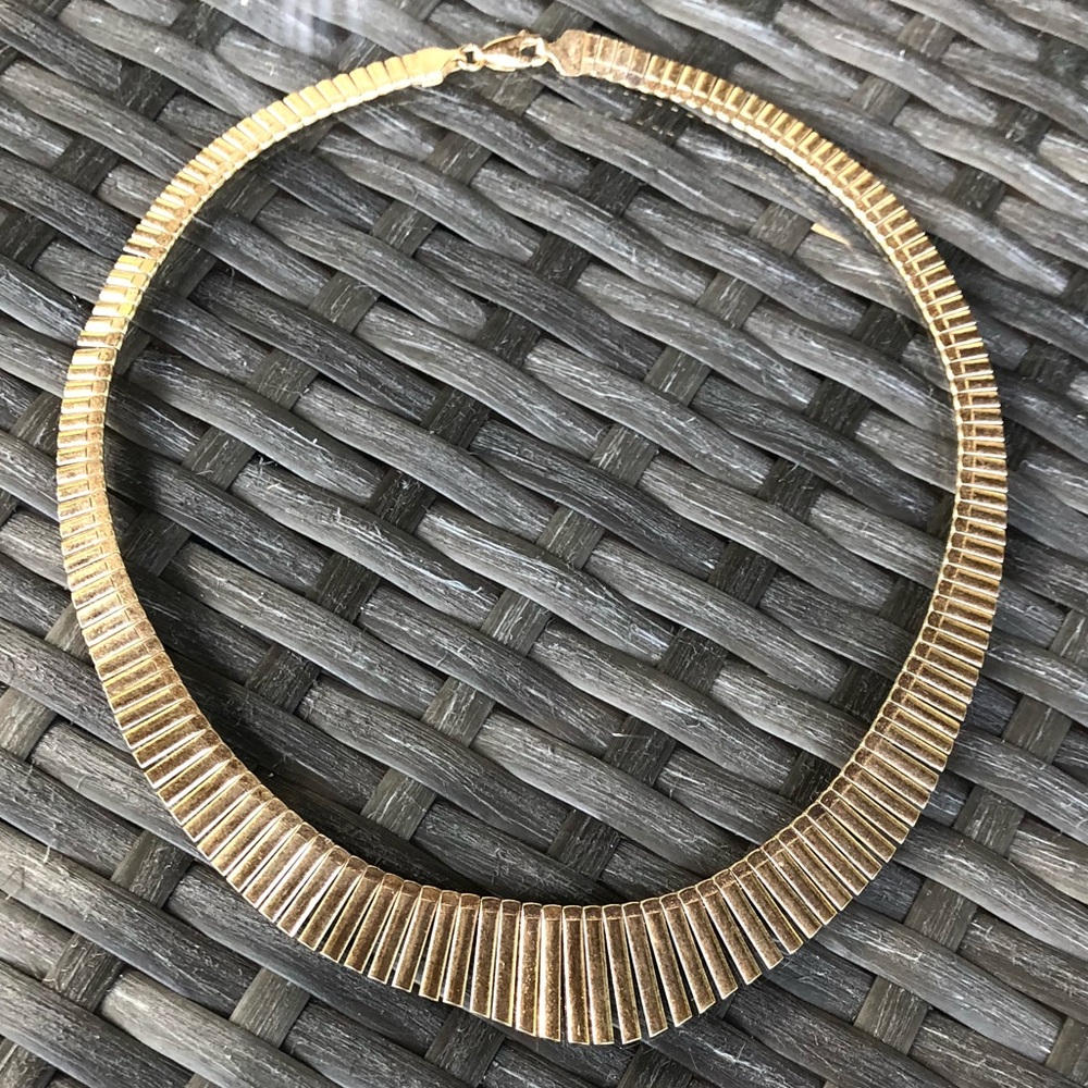 Vintage Sterling Silver/Gold Over Necklace